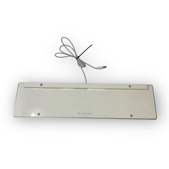 Apple A1243 USB Wired Aluminum Keyboard + Numeric Keypad Slim Used Good - Picture 5 of 8